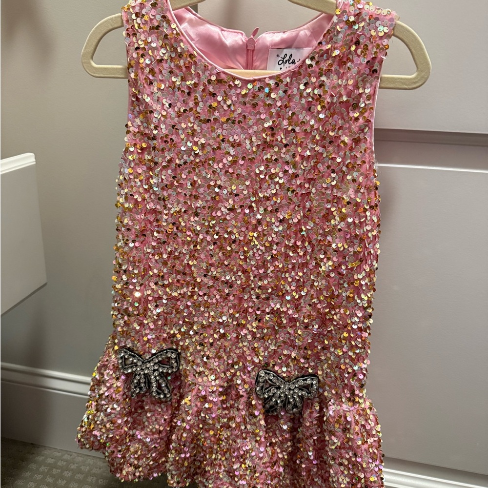 Lola and the Boys ROSIE BOWS DRESS - Picture 5 of 7